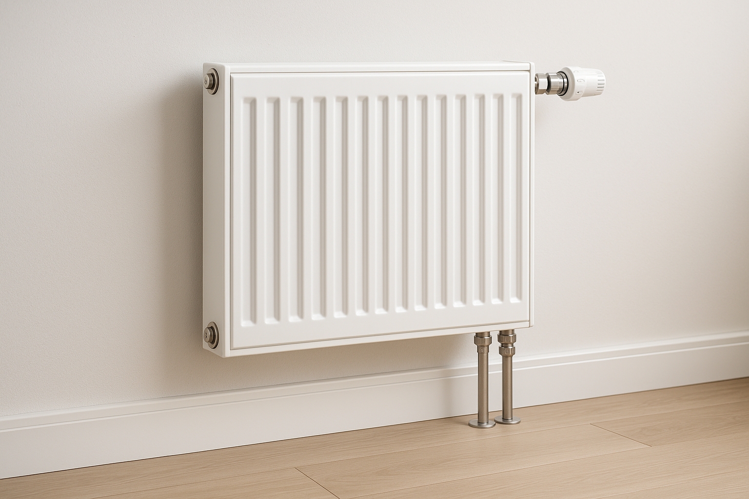 Радиатор подключен по двухтрубной схеме Радиатор подключен по двухтрубной схеме